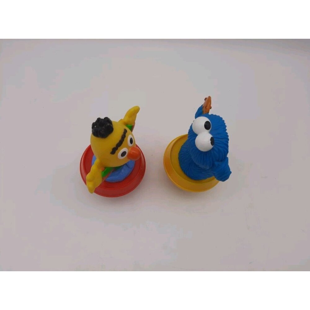 Illco VINTAGE Sesame Street 5” Tall Wobble Toys Muppets Bert & Cookie - Picture 5 of 6